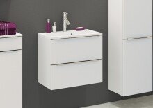 Waschtisch-Set >Garda< in weiß-matt -...