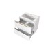 Waschtisch-Set >Garda< in weiß-matt - 60x56x39cm (BxHxT)