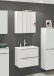 Waschtisch-Set >Garda< in weiß-matt - 60x56x47cm (BxHxT)