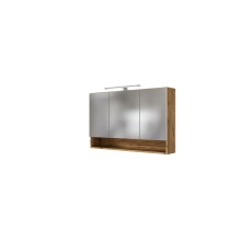 Waschtisch-Set >Livorno< in wotaneiche - 100x180x48cm (BxHxT)