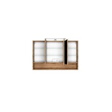 Waschtisch-Set >Livorno< in wotaneiche - 100x180x48cm (BxHxT)