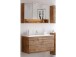 Waschtisch-Set >Livorno< in wotaneiche - 100x180x48cm (BxHxT)