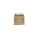 Waschtisch-Set >Livorno< in wotaneiche - 60x180x48cm (BxHxT)