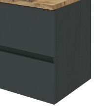 Waschtisch-Set >Pienza< in grau-matt - 100x54x48cm (BxHxT)