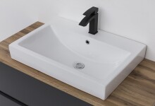 Waschtisch-Set >Pienza< in grau-matt - 100x54x48cm (BxHxT)