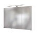 Waschtisch-Set >Pienza< in Matt Weiß aus MDF - 100x180x48cm (BxHxT)