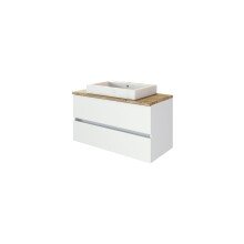 Waschtisch-Set >Pienza< in weiß - 100x54x48cm...