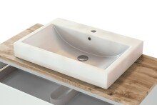 Waschtisch-Set >Pienza< in weiß - 100x54x48cm (BxHxT)