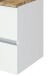 Waschtisch-Set >Pienza< in weiß - 100x54x48cm (BxHxT)