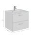 Waschtisch-Set >Riga< in matt gelb - 60x54x48cm (BxHxT)