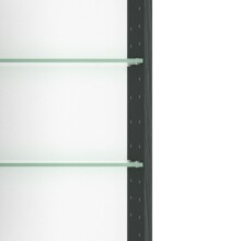 Badezimmer-Set >Arezzo< in Eiche Rauchsilber Nachbildung, Graphit