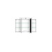 Badezimmer-Set >Garda< in weiß-matt Weiß - 100x180x47cm (BxHxT)