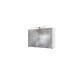 Badezimmer-Set >Garda< in weiß-matt Weiß - 100x180x47cm (BxHxT)