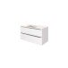 Badezimmer-Set >Garda< in weiß-matt Weiß - 100x180x47cm (BxHxT)