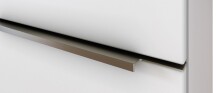 Badezimmer-Set >Garda< in weiß-matt Weiß - 60x180x47cm (BxHxT)
