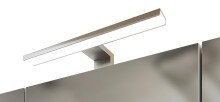 Badezimmer-Set >Garda< in weiß-matt Weiß - 60x180x47cm (BxHxT)