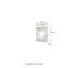Badezimmer-Set >Garda< in weiß-matt Weiß - 60x180x47cm (BxHxT)