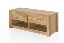 Sitzbank >Leduc< aus Massivholz - 100x43x40cm (BxHxT)