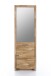 Garderobenschrank >Leduc< in Wildeiche aus Massivholz - 66x203x40cm (BxHxT)