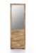 Garderobenschrank >Leduc< in Wildeiche aus Massivholz - 66x203x40cm (BxHxT)