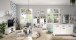 Highboard >Chelles< in Weiß matt - 86,7x143,7x42,2cm (BxHxT)