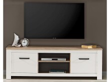 TV-Board >Chelles< in Weiß matt - 161,4x54,1x42,2cm (BxHxT)