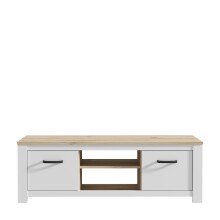 TV-Board >Chelles< in Weiß matt - 161,4x54,1x42,2cm (BxHxT)