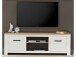 TV-Board >Chelles< in Weiß matt - 161,4x54,1x42,2cm (BxHxT)