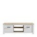 TV-Board >Chelles< in Weiß matt - 161,4x54,1x42,2cm (BxHxT)