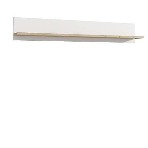 Wandboard >Chelles< in Weiß matt - 160x25,6x21,9cm (BxHxT)