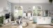 Wandboard >Chelles< in Weiß matt - 160x25,6x21,9cm (BxHxT)