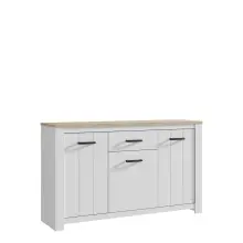Sideboard >Chelles< in Weiß matt -...