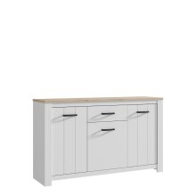 Sideboard >Chelles< in Weiß matt -...