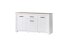 Sideboard >Chelles< in Weiß matt - 161,4x95,7x42,2cm (BxHxT)