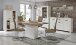 Sideboard >Chelles< in Weiß matt - 161,4x95,7x42,2cm (BxHxT)