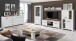 Sideboard >Chelles< in Weiß matt - 206x95,7x42,2cm (BxHxT)