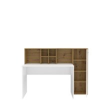 Schreibtisch >Eilat< in Artisan Eiche - 158x116x60cm (BxHxT)