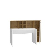 Schreibtisch >Eilat< in Artisan Eiche - 158x116x60cm (BxHxT)