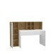 Schreibtisch >Eilat< in Artisan Eiche - 158x116x60cm (BxHxT)