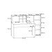 Schreibtisch >Eilat< in Artisan Eiche - 158x116x60cm (BxHxT)