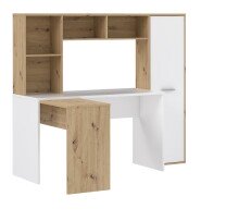 Schreibtisch >Eilat< in Artisan Eiche - 173x152x116cm (BxHxT)