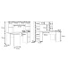 Schreibtisch >Eilat< in Artisan Eiche - 173x152x116cm (BxHxT)