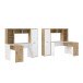 Schreibtisch >Eilat< in Artisan Eiche - 173x152x116cm (BxHxT)