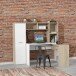 Schreibtisch >Eilat< in Sonoma Eiche - 173x152x116cm (BxHxT)