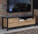 TV-Board >Hialeah< in Riviera Eiche - 151,3x49,9x40,2cm (BxHxT)