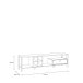 TV-Board >Hialeah< in Riviera Eiche - 181,3x49,9x40,2cm (BxHxT)