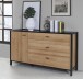 Sideboard >Hialeah< in Riviera Eiche - 151,3x85,1x40,2cm (BxHxT)