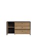 Sideboard >Hialeah< in Riviera Eiche - 151,3x85,1x40,2cm (BxHxT)