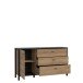 Sideboard >Hialeah< in Riviera Eiche - 151,3x85,1x40,2cm (BxHxT)