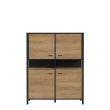 Aktenschrank >Hialeah< in Riviera Eiche -...